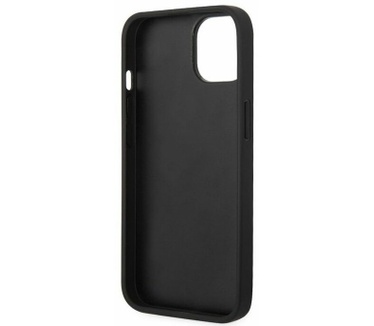 Ferrari Stripe Carbon Back Case - Apple iPhone 14 (6.1") - Zwart Zwart