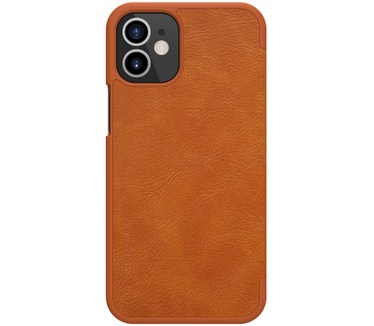Nillkin Qin PU Book Case - Apple iPhone 12 Mini (5.4") - Bruin Bruin