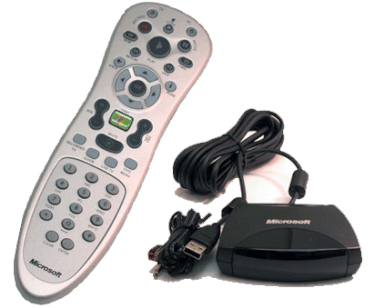 Microsoft Remote Control en Receiver voor MC