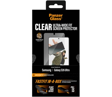 PanzerGlass PanzerGlass® Screen Protector Samsung Galaxy S26 Ultra | Ultra-Wide Fit w. FASTFIT IN-A-BOX