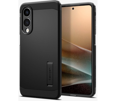 Spigen Galaxy S25 Edge Case Tough Armor AI (MagFit) Zwart
