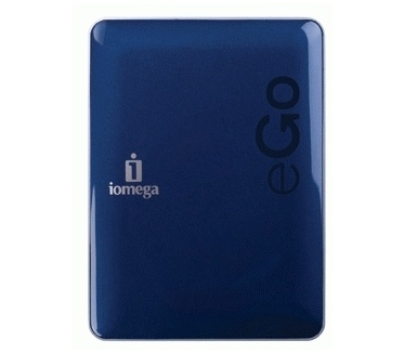 Iomega eGo Compact Portable Protection Suite 500GB Blauw