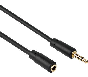 Allteq Jack verlengkabel - Zwart