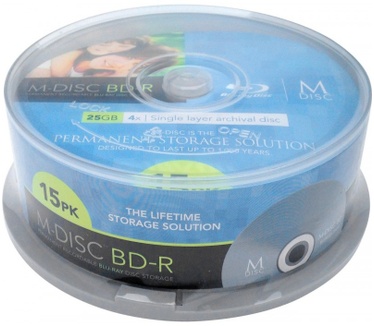 Millenniata BD-R M-DISC 25 GB 15 stuks (MDBD015)