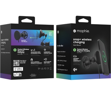Mophie Snap+ Draadloze Autolader 15W