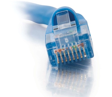 CablesToGo Cat5E 350MHz Snagless Patch Cable Blue 2m