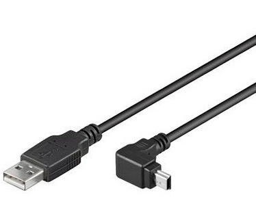 Techly USB 2.0 Cable A Male / Mini B Male 90 