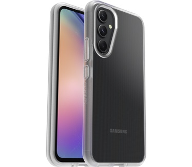 Otterbox OtterBox Drop Protection-bundel voor Galaxy A54 5G; React doorzichtige behuizing getest volgens militaire standaard en prestatie glazen schermbeschermer 2x antikrastechnologie