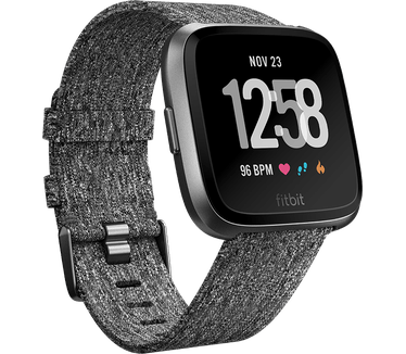 Fitbit Versa Special Edition Aluminium (Zwart)