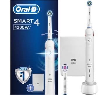 Oral-B Smart 4200W White Elektrische Tandenborstel Powered By Braun