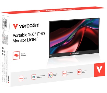Verbatim Portable 15.6" FHD Monitor LIGHT