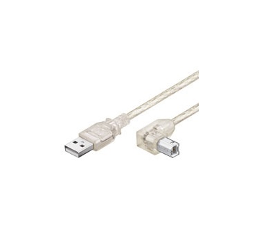 Goobay USB 2.0 AB 050 R/A HiSpeedб 0.5m