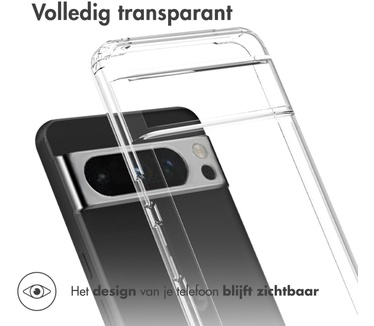 Accezz Xtreme Impact Backcover Google Pixel 8 Pro - Transparant