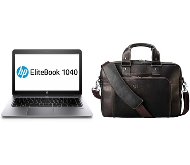 HP EliteBook Folio 1040 G2 N6Q10EA + Colombian Leather Case (T9H72AA)