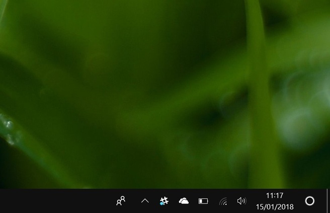 Mockup van Cortana in Actiecentrum