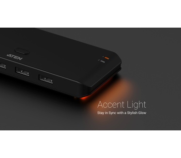 Aten 2 x 4 USB 2.0-delerschakelaar
