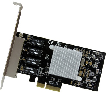 Startech.com 4 poorts gigabit ethernet netwerkkaart PCI Express Intel 1350 NIC