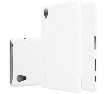 Nillkin Leather Case Sony Xperia X - Qin Series - White