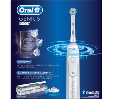 Oral-B Genius 10100S White Elektrische Tandenborstel Powered By Braun