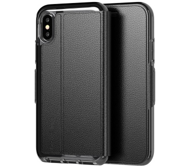 Tech21 Evo Wallet Case Black Apple iPhone XS Max  Zwart