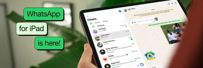 WhatsApp iPad