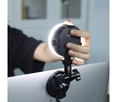 Vijim VL69 LED-lamp voor videobellen – met zuignap voor laptop / computer / monitor
