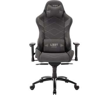 L33T Gaming 160371 Elite V4 - Gaming Chair - Zwart/Grijs