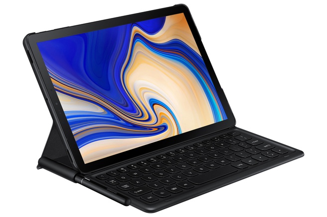 Samsung Galaxy Tab S4 met toetsenbordcover