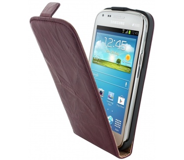 Mobiparts Mobiparts Vintage Flip Case Samsung Galaxy Core Rubin