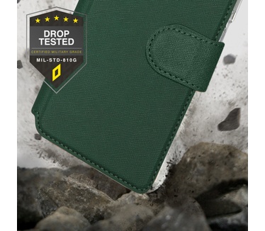 Accezz Xtreme Wallet Bookcase Galaxy S21 Ultra - Donkergroen (Galaxy S21 Ultra) Groen
