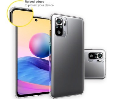 Accezz Clear Backcover Xiaomi Redmi Note 10 (4G) - Transparant