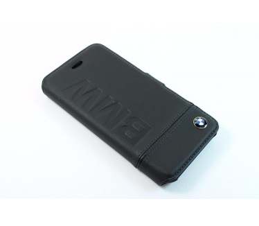 BMW Originele Siganture Debossed Logo Folio Bookcase voor de iPhone 7 / 8 Zwart