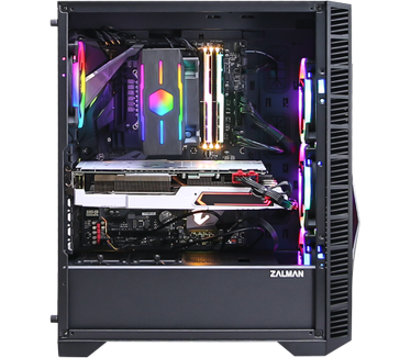 Zalman Z3 Iceberg Black. Vormfactor: Midi Tower, Soort: PC, Materiaal: Kunststof, Staal, Gehard glas. Vermogenstoevoer locatie: Bodem. Aantal geïntstalleerde ventilators voorkant: 1x 120 mm, Voorste ventilators ondersteunende diameters: 120,140 mm, Geïnst