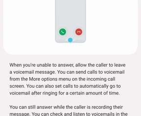 Samsung Direct Voicemail. Bron: Android Authority