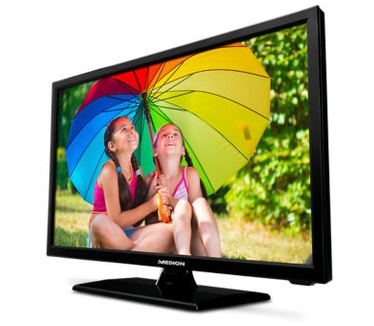 Medion LIFE P12297 21,5" FULL HD LED TV incl. DVD-speler Zwart