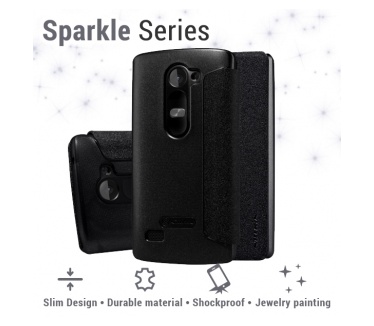 Nillkin Leather Case LG Leon - Sparkle Series - Black