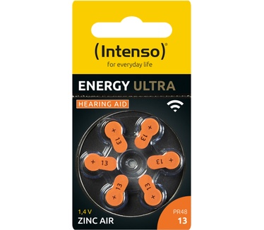 Intenso A13 Energy Hörgeraete Batterie 6er Blister - Batterie - 230 mAh
