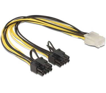6-Pin Female to 2 x 8-Pin (6+2) Male PCI Express Splitter Cable