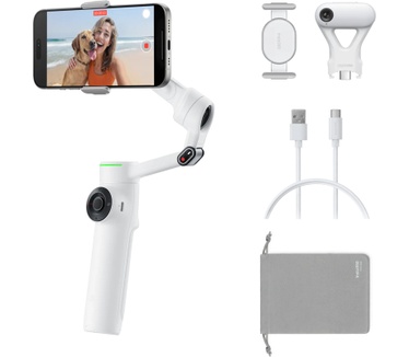 Insta360 Flow 2 Pro AI Tracker Bundle (Summit White)