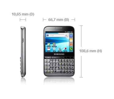 Samsung Galaxy Pro B7510 Zilver