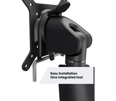 Vogel's MOMO 4237B Monitorarm Motion Plus Aan en door het bureau 10-34 inch voor 2 schermen