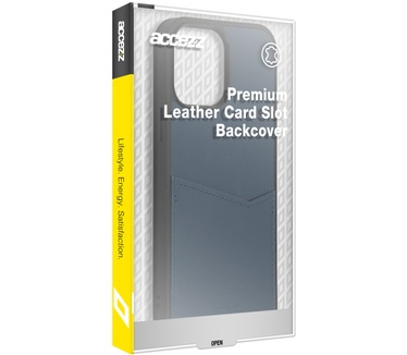 Accezz Premium Leather Card Slot Backcover Samsung Galaxy S22 Plus - Donkerblauw