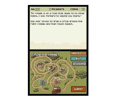 Professor Layton and the Curious Village, Nintendo DS