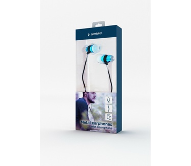 Gembird MHS-EP-002 (Blauw, Zwart)