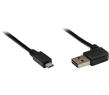 Alcasa USB A/micro USB B, 1 m