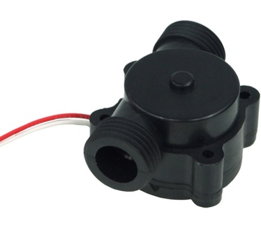 Alphacool Flow sensor GMR Acetal incl. electronics G1/2" outer thread - Highflow