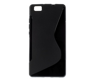 qMust S-Style TPU Case Huawei P8 Lite - zacht rubberen hoes - zwart