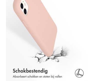 Accezz Liquid Silicone Backcover iPhone 11 - Roze