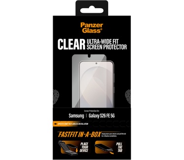 PanzerGlass PanzerGlass® Screen Protector Samsung Galaxy S26 FE 5G | Ultra-Wide Fit w. FASTFIT IN-A-BOX