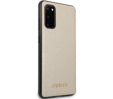 Guess IriDescent Hard Case voor Samsung Galaxy S20 - Goud  Goud